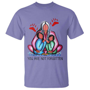 Orange Shirt Day T Shirt You Are Not Forgotten Native American Child TS02 Violet Print Your Wear