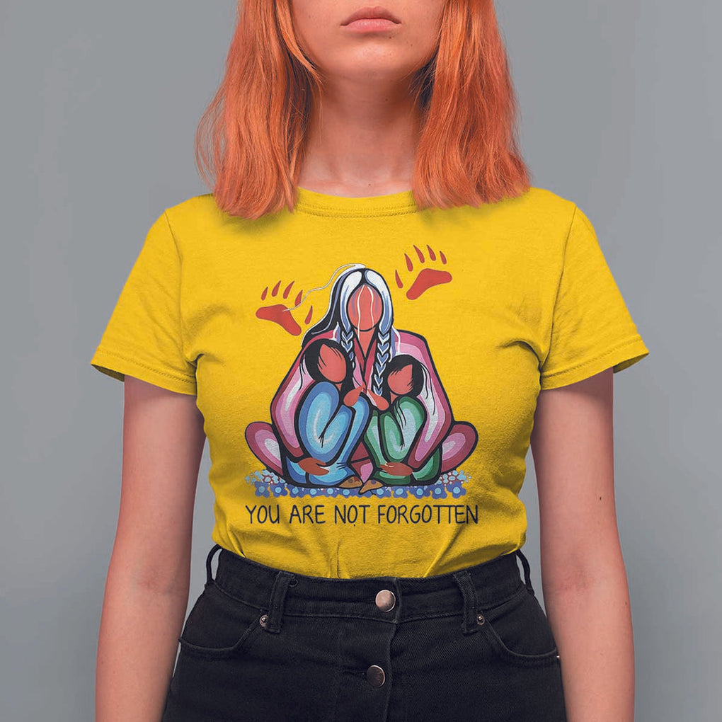 Orange Shirt Day T Shirt For Women You Are Not Forgotten Native American Child TS02 Daisy Print Your Wear