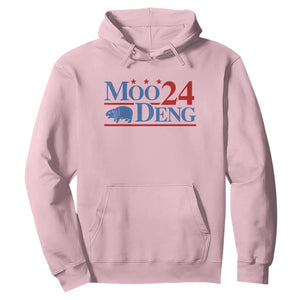 Baby Hippo Moo Deng 2024 Hoodie Pygmy Hippopotamus TS02 Light Pink Print Your Wear