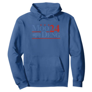 Baby Hippo Moo Deng 2024 Hoodie Pygmy Hippopotamus TS02 Royal Blue Print Your Wear