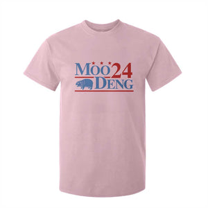Baby Hippo Moo Deng 2024 T Shirt For Kid Pygmy Hippopotamus TS02 Light Pink Print Your Wear