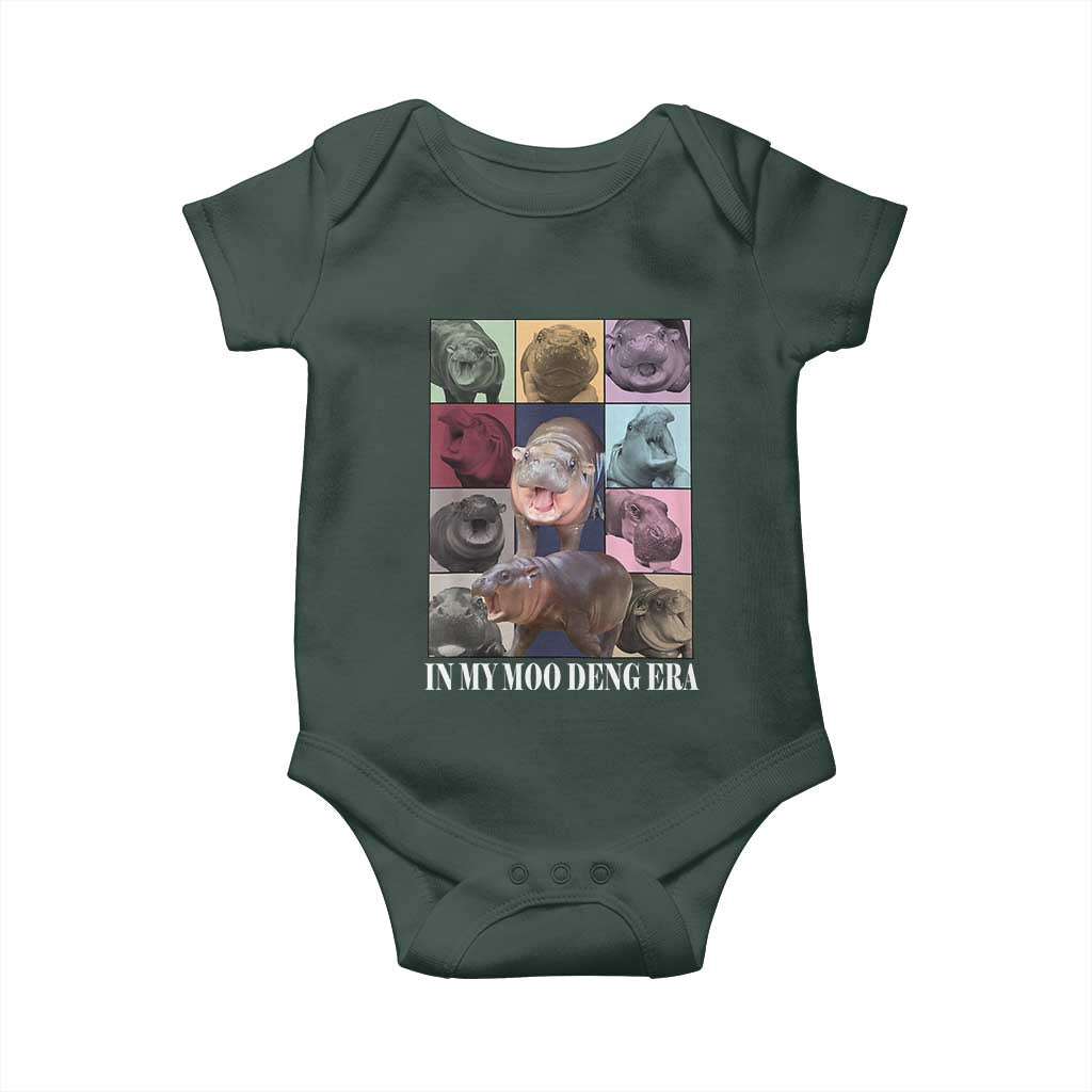 In My Moo Deng Era Baby Onesie Cute Pygmy Hippo TS02 Print Your Wear