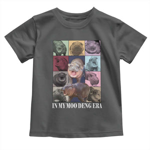 In My Moo Deng Era Baby Shirt Cute Pygmy Hippo TS02 Dark Heather Print Your Wear