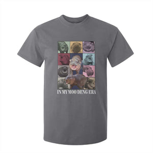 In My Moo Deng Era T Shirt For Kid Cute Pygmy Hippo TS02 Charcoal Print Your Wear