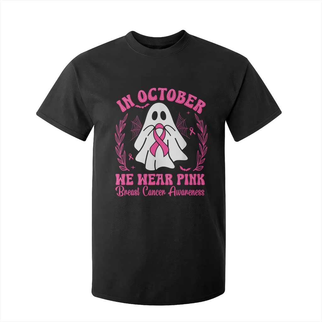 Breast Cancer Awareness T Shirt For Kid In October We Wear Pink TS02 Black Print Your Wear