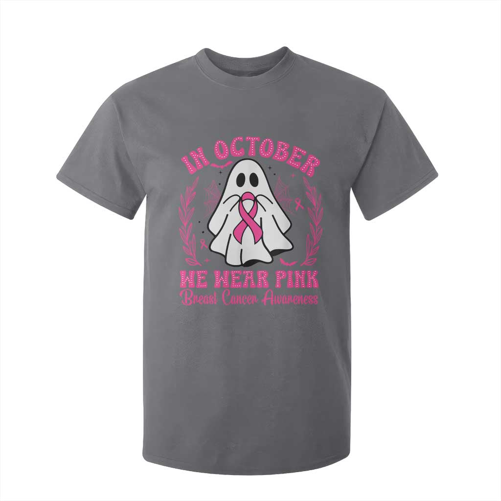 Breast Cancer Awareness T Shirt For Kid In October We Wear Pink TS02 Charcoal Print Your Wear
