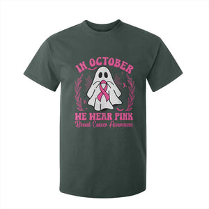 Breast Cancer Awareness T Shirt For Kid In October We Wear Pink TS02 Dark Forest Green Print Your Wear