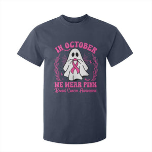Breast Cancer Awareness T Shirt For Kid In October We Wear Pink TS02 Navy Print Your Wear