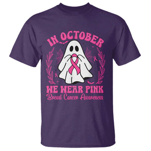 Breast Cancer Awareness T Shirt In October We Wear Pink TS02 Purple Print Your Wear