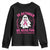 Breast Cancer Awareness Youth Sweatshirt In October We Wear Pink TS02 Black Print Your Wear