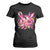 Breast Cancer Awareness T Shirt For Women Hummingbird Pink Ribbon Support TS02 Black Print Your Wear