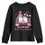 Breast Cancer Awareness Witch Youth Sweatshirt In October We Wear Pink Ghost Witch TS02 Black Print Your Wear