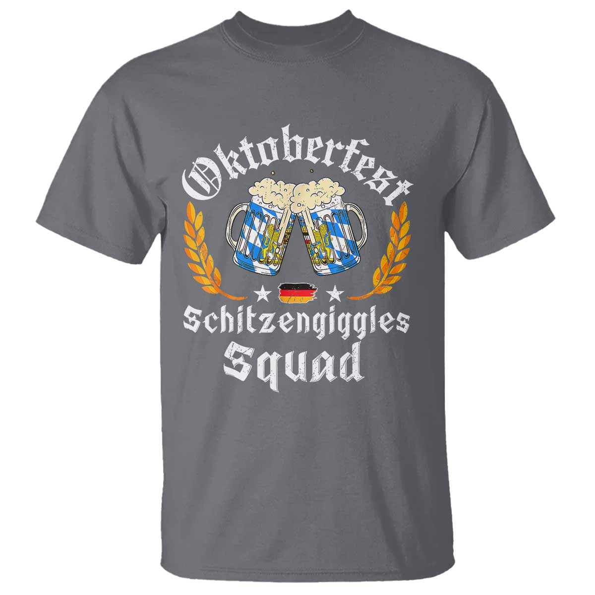 Oktoberfest Squad T Shirt Bavarian Festival Munich Beer TS02 Charcoal Print Your Wear