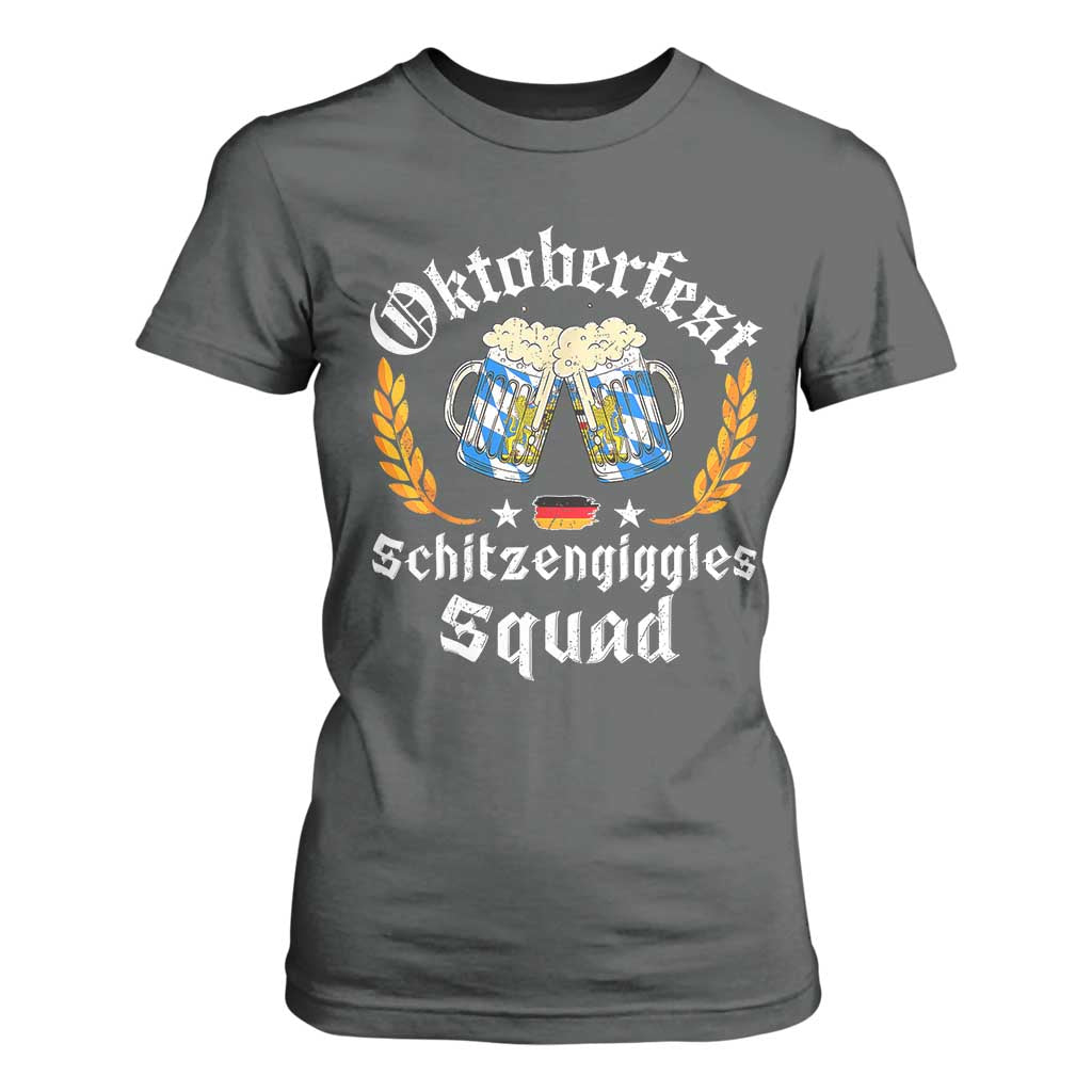 Oktoberfest Squad T Shirt For Women Bavarian Festival Munich Beer TS02 Dark Heather Print Your Wear
