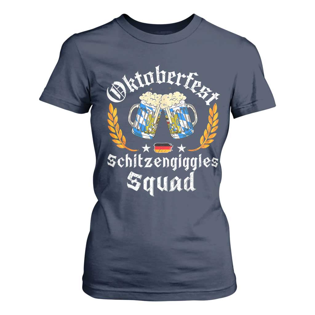 Oktoberfest Squad T Shirt For Women Bavarian Festival Munich Beer TS02 Navy Print Your Wear