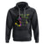 Funny Mardi Gras Hoodie Bead Up Bitches Woman with Mask Carnival Parade TS02 Black Printyourwear