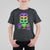 Peace Love Mardi Gras T Shirt For Kid Parade Costume Carnival Masks TS02 Black Printyourwear