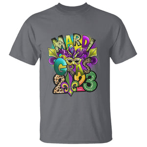 Mardi Gras 2024 T Shirt Carnival Squad Costume Mask TS02 Charcoal Printyourwear
