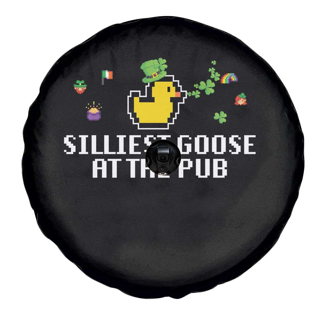 Funny St Patricks Day Spare Tire Cover Silliest Goose At The Pub Funny St. Patricks Day TS02 Print Your Wear