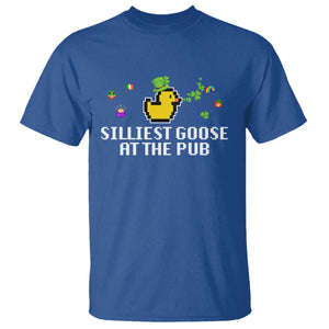 Funny St Patricks Day T Shirt Silliest Goose At The Pub Funny St. Patricks Day TS02 Royal Blue Print Your Wear