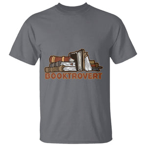 Funny Book Lover T Shirt Booktrovert Definition Books Reader Reading TS02 Charcoal Printyourwear