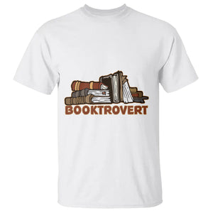 Funny Book Lover T Shirt Booktrovert Definition Books Reader Reading TS02 White Printyourwear