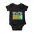 Funny St Patricks Day Baby Onesie Most Likely To Do An Irish Exit TS02 Black Print Your Wear