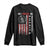 No Kings In America Long Sleeve Shirt Retro Freedom American Betsy Ross Flag TS02 Black Print Your Wear
