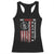 No Kings In America Racerback Tank Top Retro Freedom American Betsy Ross Flag TS02 Black Print Your Wear