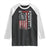 No Kings In America Raglan Shirt Retro Freedom American Betsy Ross Flag TS02 Black White Print Your Wear