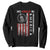 No Kings In America Sweatshirt Retro Freedom American Betsy Ross Flag TS02 Black Print Your Wear