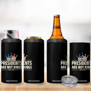 Presidents Are Not Kings 4 in 1 Can Cooler Tumbler Since 1776 American Flag TS02 Print Your Wear