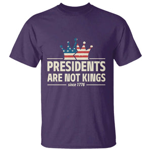 Presidents Are Not Kings T Shirt Since 1776 American Flag TS02 Purple Print Your Wear