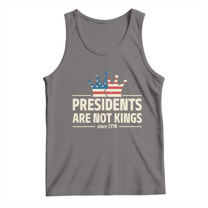 Presidents Are Not Kings Tank Top Since 1776 American Flag TS02 Deep Heather Print Your Wear