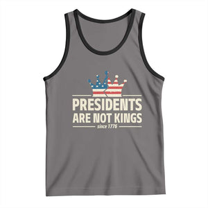 Presidents Are Not Kings Tank Top Since 1776 American Flag TS02 Deep Heather Black Print Your Wear