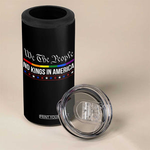 No Kings In America 4 in 1 Can Cooler Tumbler We The People TS02 Print Your Wear