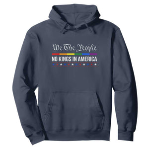 No Kings In America Hoodie We The People TS02 Navy Print Your Wear