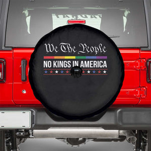No Kings In America Spare Tire Cover We The People TS02 Black Print Your Wear