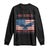No Kings Only Freedom Long Sleeve Shirt American Flag Bald Eagle Retro Vintage TS02 Black Print Your Wear