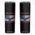 No Kings Only Freedom Skinny Tumbler American Flag Bald Eagle Retro Vintage TS02 Black Print Your Wear