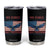 No Kings Only Freedom Tumbler Cup American Flag Bald Eagle Retro Vintage TS02 Black Print Your Wear