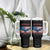 No Kings Only Freedom Tumbler With Handle American Flag Bald Eagle Retro Vintage TS02 Print Your Wear