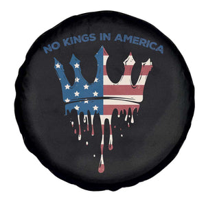 No Kings In America Spare Tire Cover Dripping Crown TS02 Print Your Wear