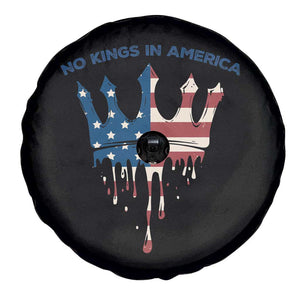 No Kings In America Spare Tire Cover Dripping Crown TS02 Print Your Wear