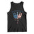 No Kings In America Tank Top Dripping Crown TS02 Black Print Your Wear