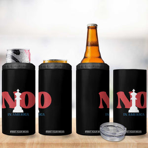 No Kings In America Chess 4 in 1 Can Cooler Tumbler White King TS02 Print Your Wear