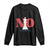 No Kings In America Chess Long Sleeve Shirt White King TS02 Black Print Your Wear