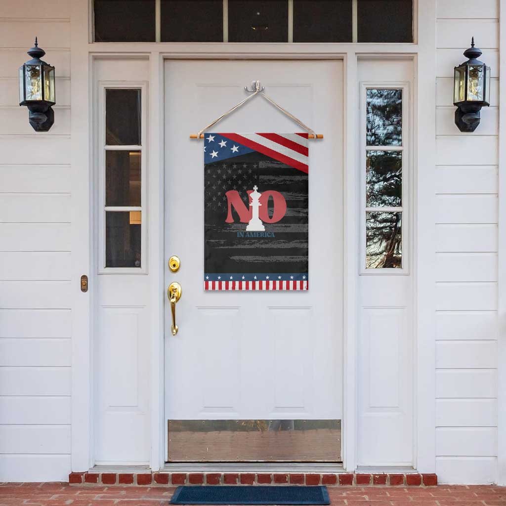 No Kings In America Chess Garden Flag White King TS02 Print Your Wear