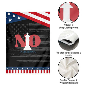 No Kings In America Chess Garden Flag White King TS02 Print Your Wear