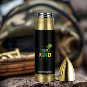 Lucky Shamrock Be Kind Bullet Tumbler Autism Leprechaun St Patricks Day TS02 Print Your Wear